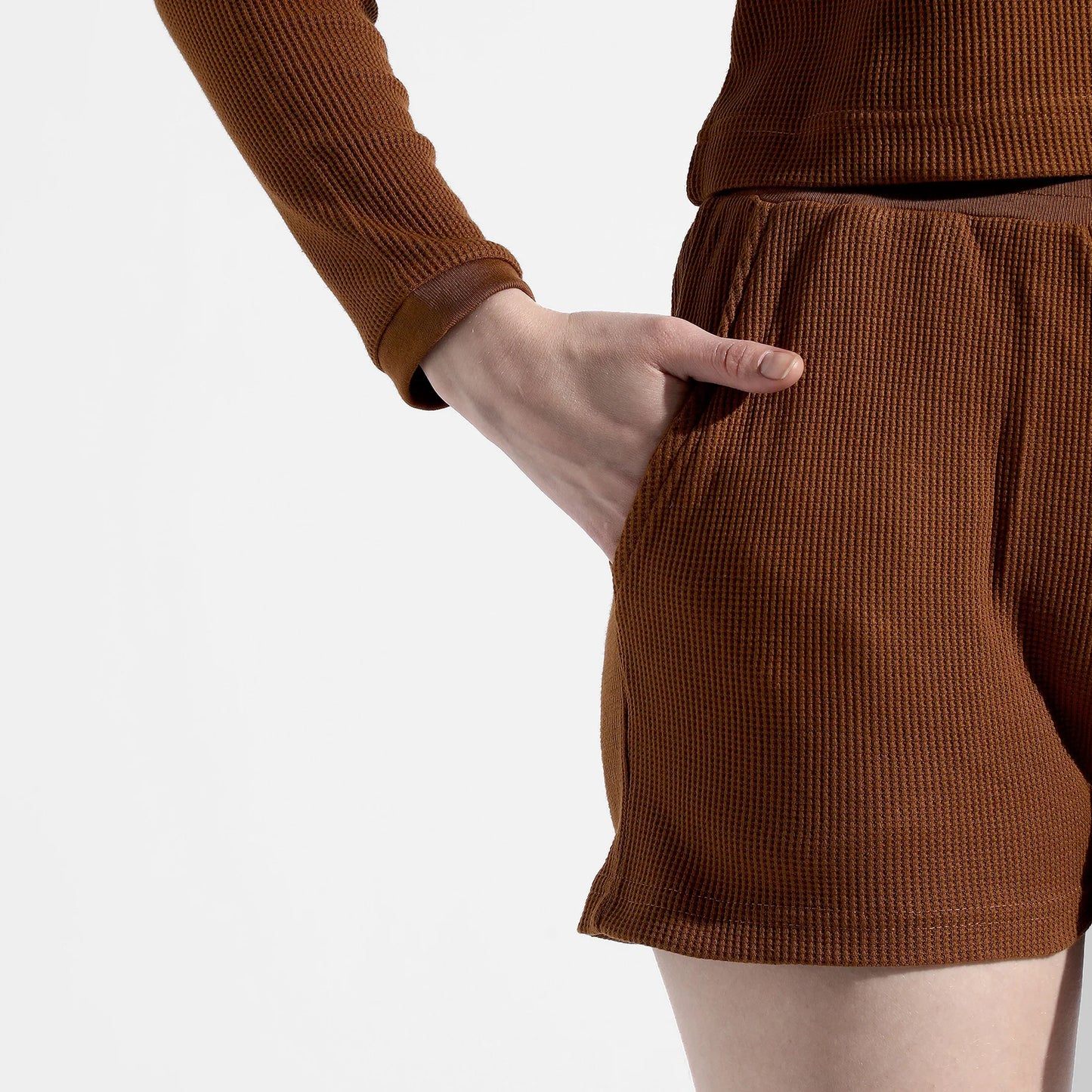 SOLID BROWN CO-ORDS SET