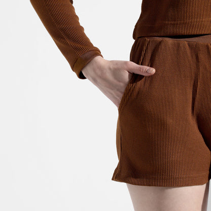 SOLID BROWN CO-ORDS SET