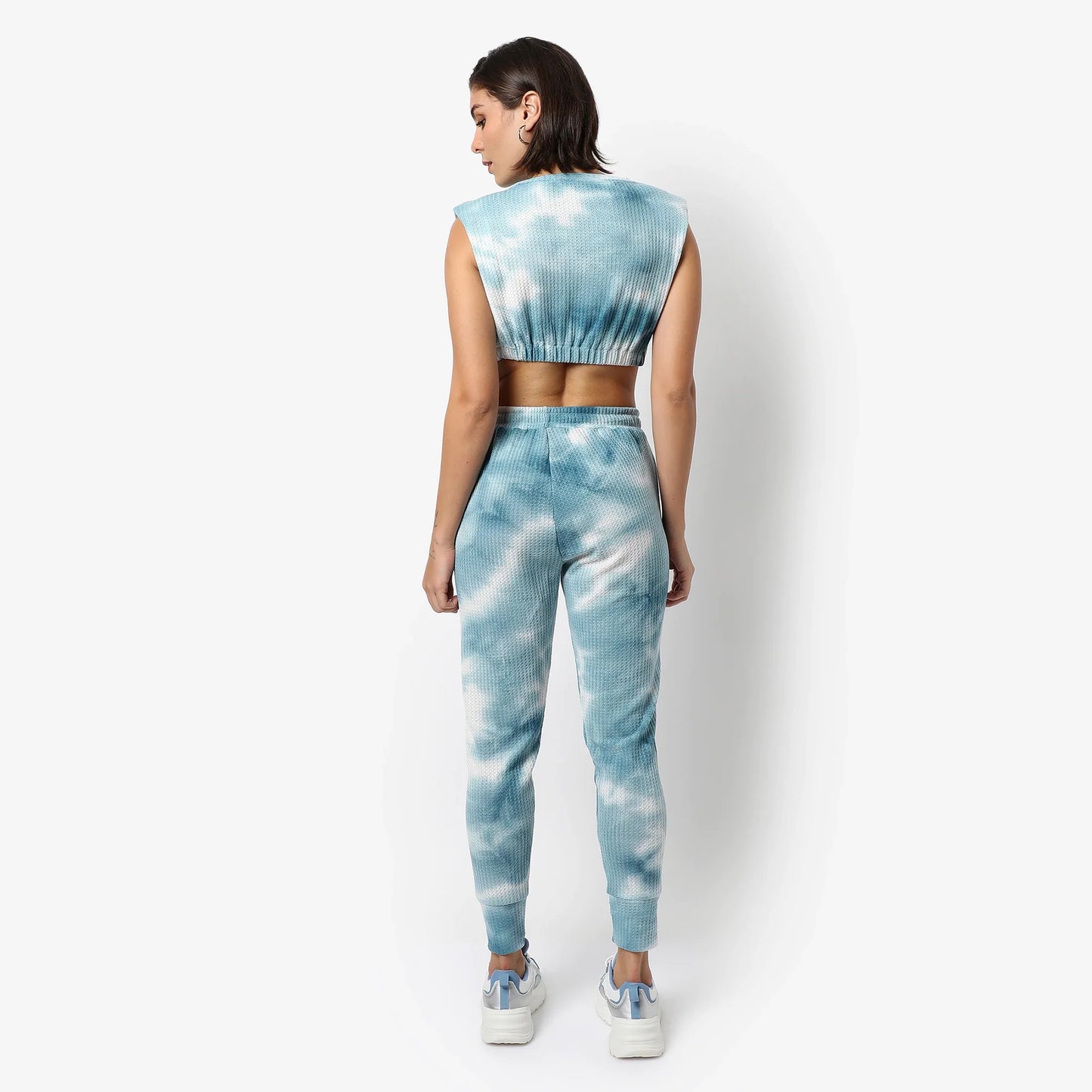 BLUE TIE-DYE CO-ORDS SET