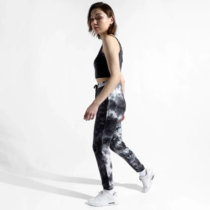CHARCOAL GREY TIE-DYE CO-ORDS SET