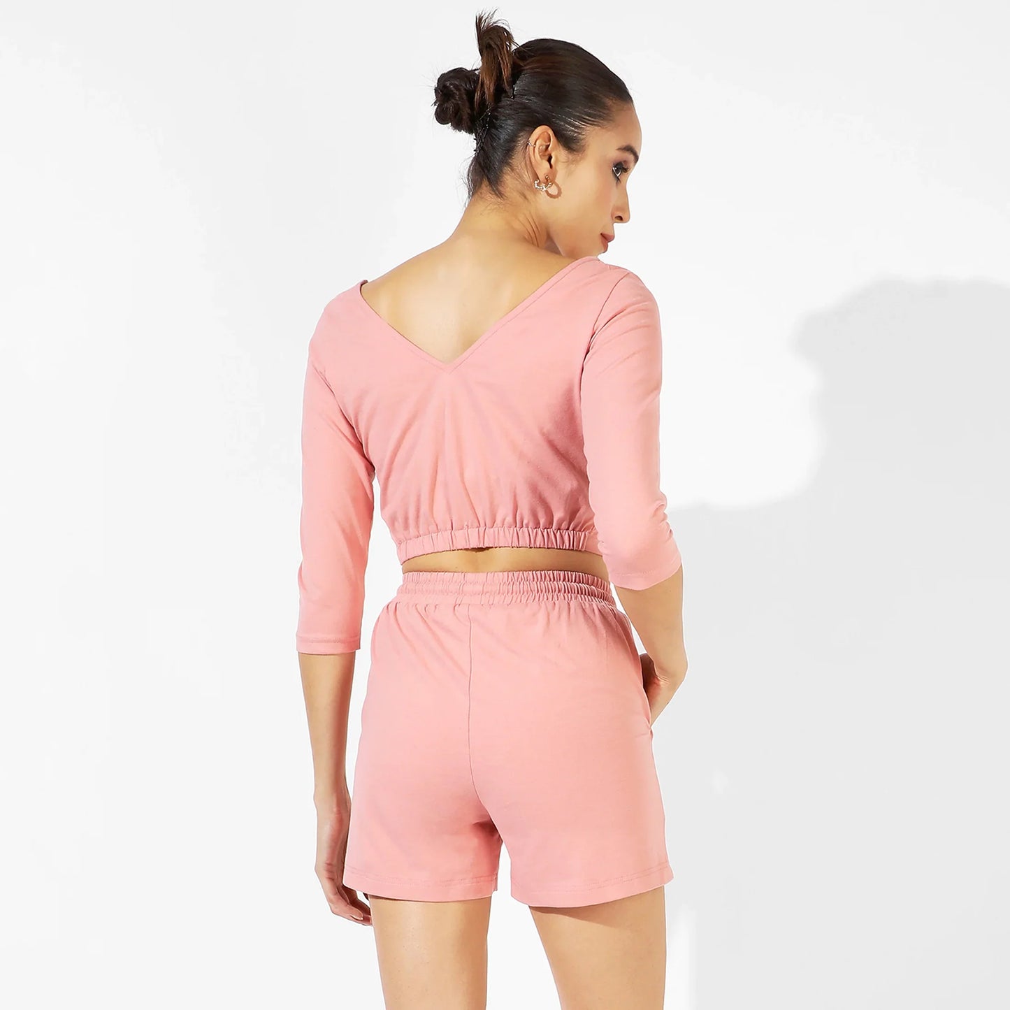 Solid Peach Co-Ord Set