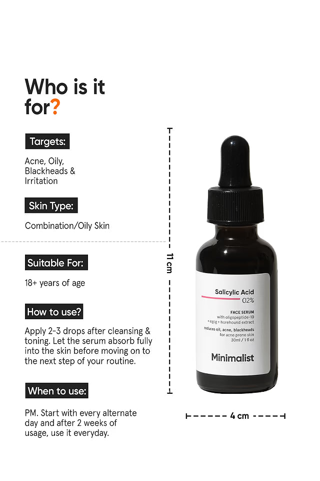 Minimalist 2% Salicylic Acid Face Serum 30 MILLI_LITRE