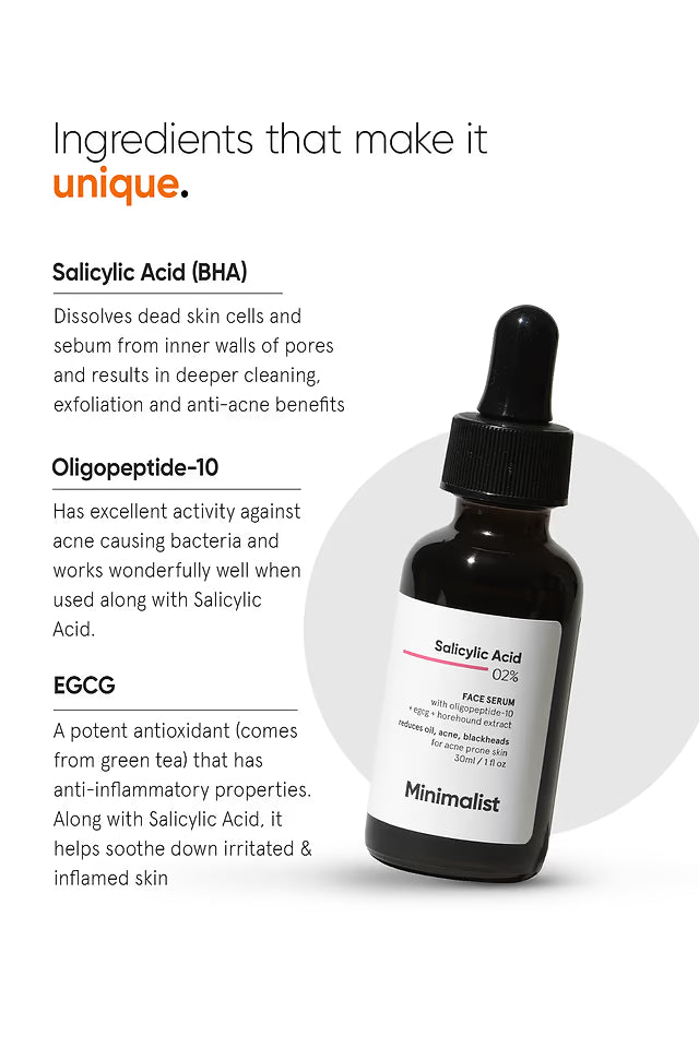 Minimalist 2% Salicylic Acid Face Serum 30 MILLI_LITRE