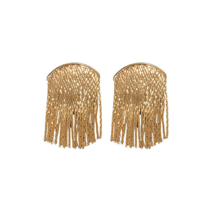 Gleaming Gold Pin Earrings JLT11332 Just Lil Things