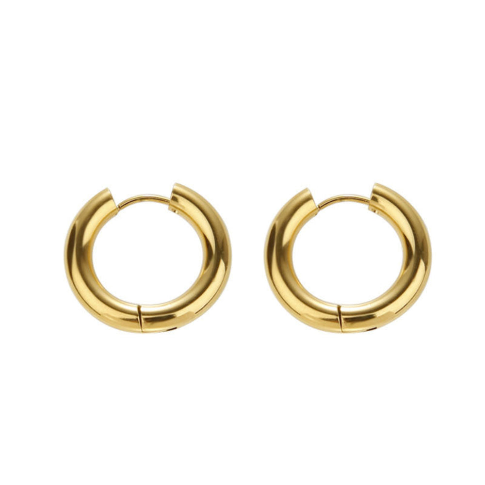 Classic Gold Hoop Earrings JLT11678 Just Lil Things
