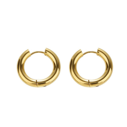 Classic Gold Hoop Earrings JLT11678 Just Lil Things