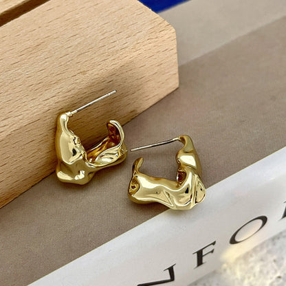 Just Lil Things Gold Pin Earrings jlt12094 Just Lil Things