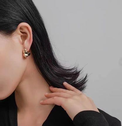 Just Lil Things Gold Pin Earrings jlt12094 Just Lil Things