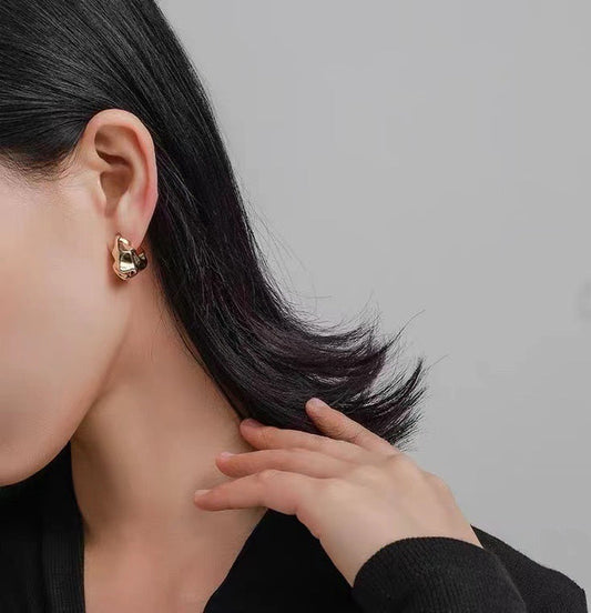 Just Lil Things Gold Pin Earrings jlt12094 Just Lil Things