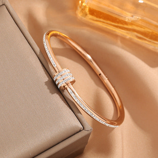 Just lil things Bangle Bracelets with crystal accents jltb0441 Just Lil Things