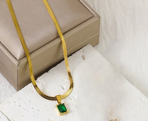 Royal Emerald Drop JLTN0610 Just Lil Things