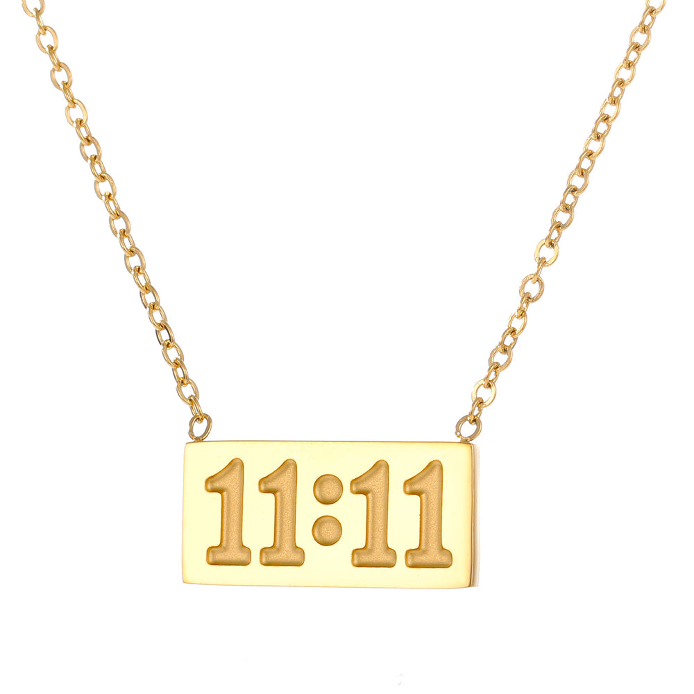 Just Lil Things Artificial Manifesting Timing Chain Necklace jltn1065