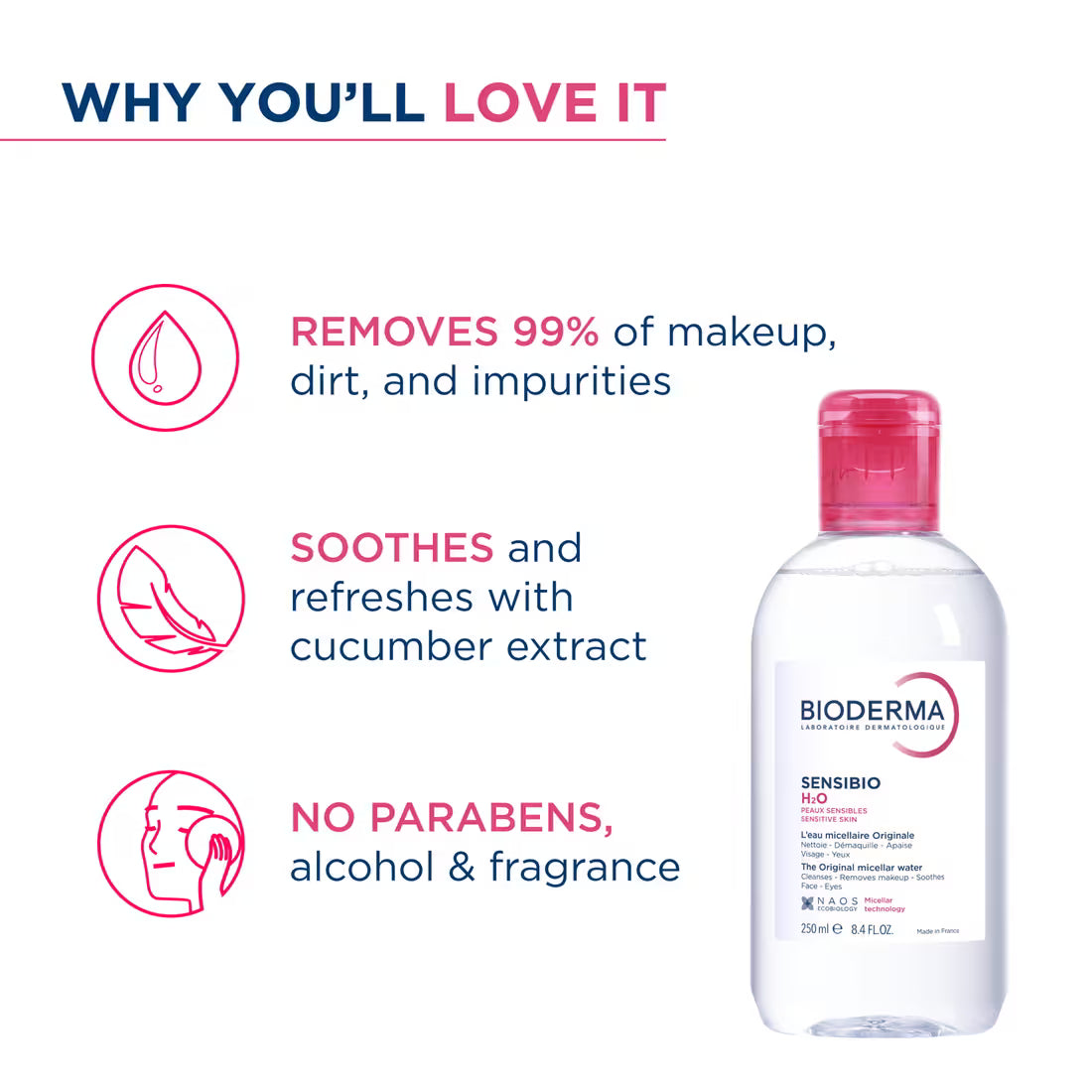Bioderma Sensibio H2O Makeup Removaer 250 MILLI_LITRE