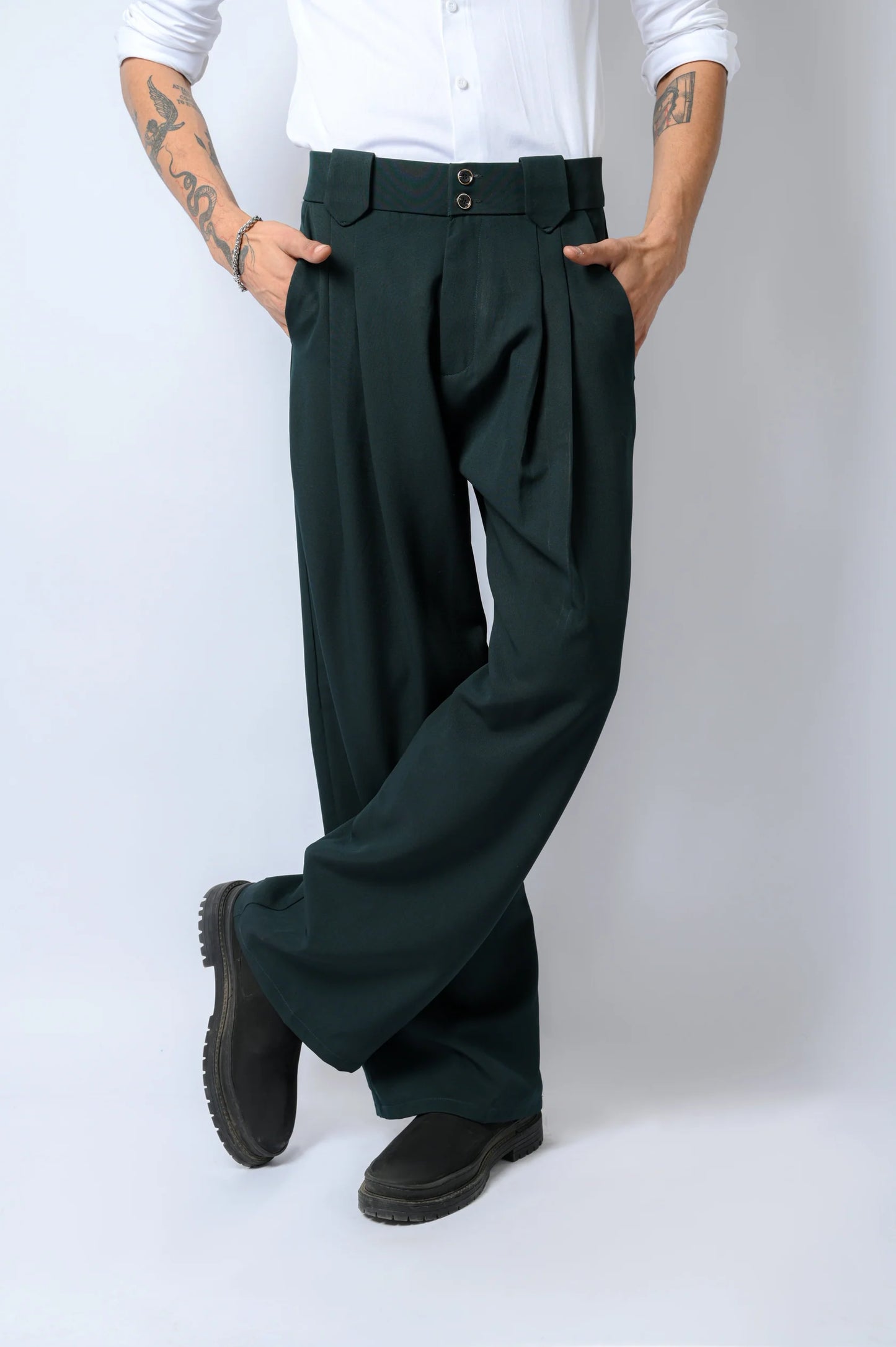 Korean trousers GREEN