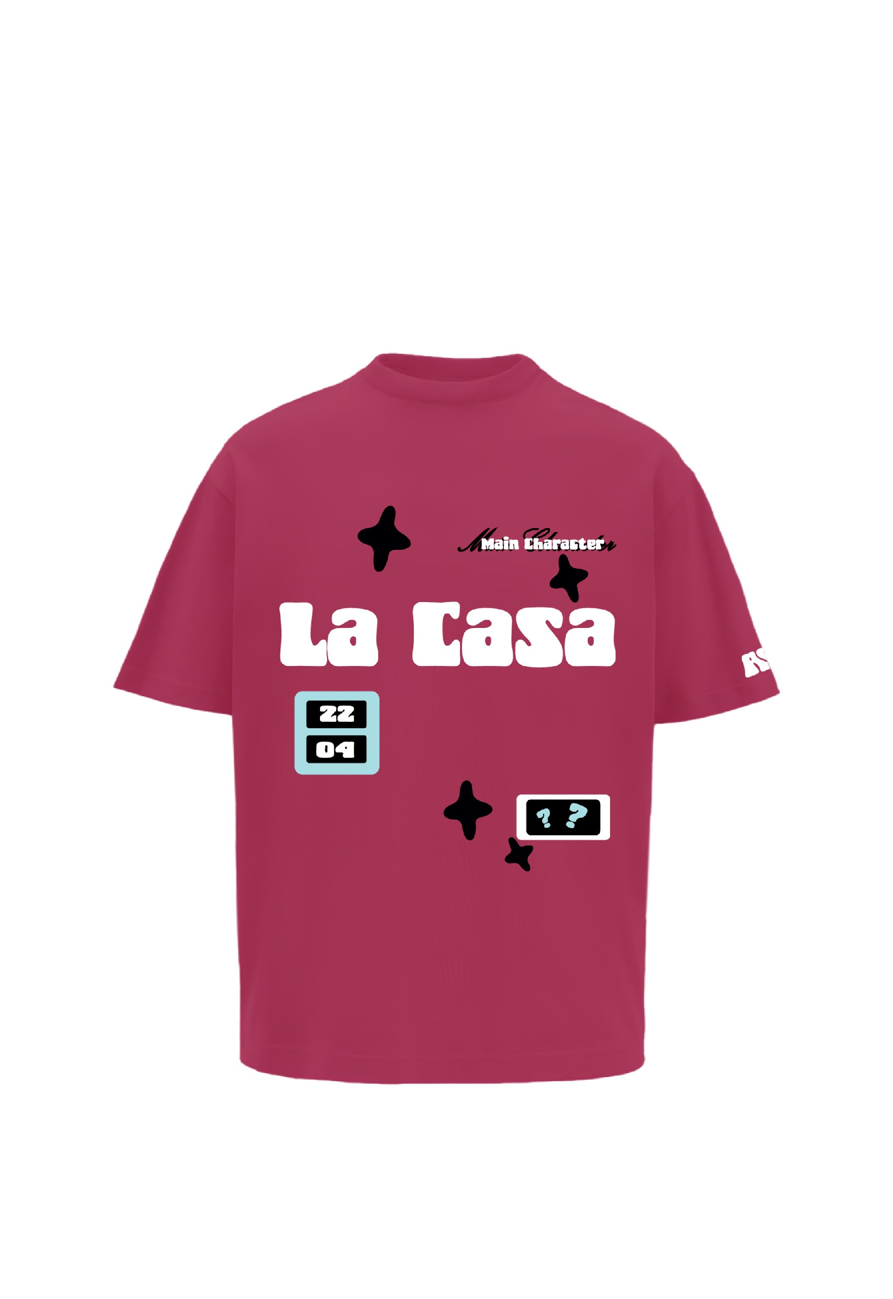 LaCasa Money Heist Oversized Pink T-Shirt Main Character