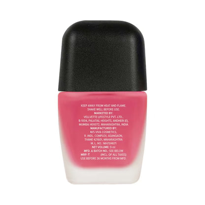 Sugar Cosmetics Tip Tac Toe Nail Lacquer Matte - 36 Magenta Maze 9 MILLI_LITRE