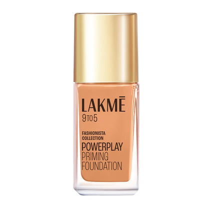 Lakme 9To5 Powerplay Priming Foundation - C300 Cool Cinnamon