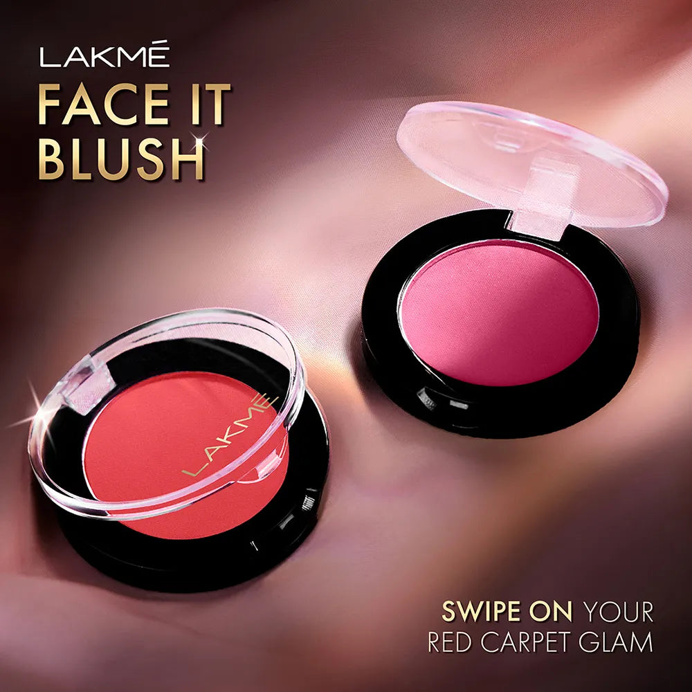 Lakme Face It Blush Perfect - Plum B3