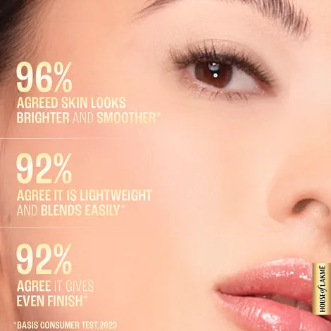 Lakme Makeup+Skincare Vitc Superglow Skin Perfecting Tint Warm Beige W240 Foundation Beige