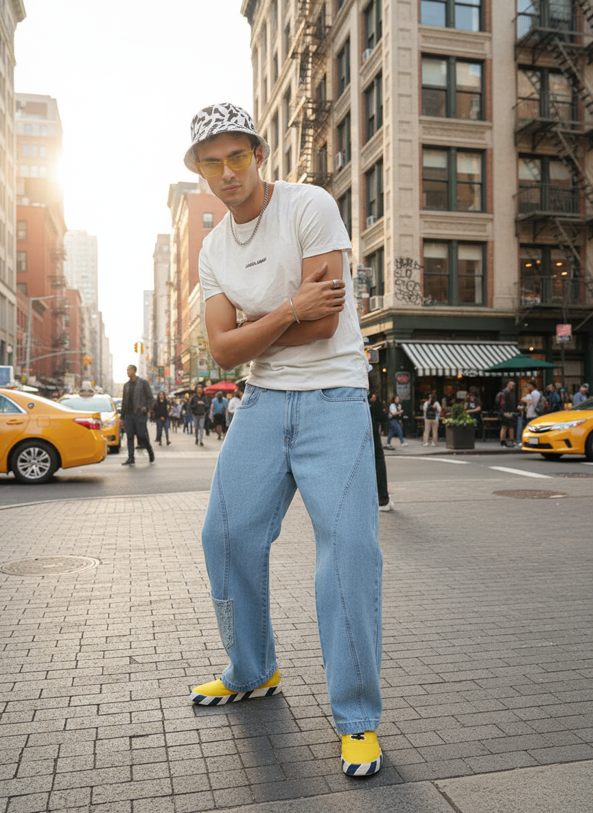 Men's Iced Doodle Straight Fit B5IVE