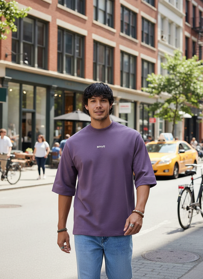 Classic Grape Drop Oversized Men's T-Shirt B5IVE