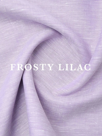 Men's Linen Soft Touch Frosty Lilac Shirt Vellure