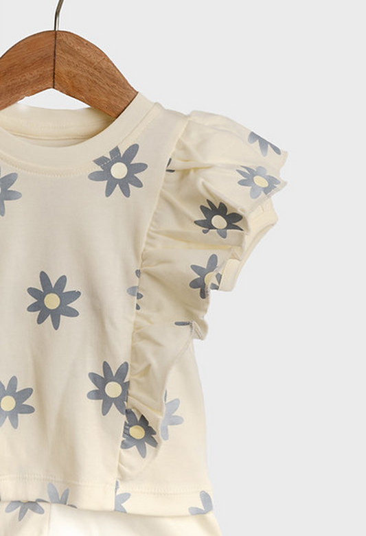 Little Daisy Ruffle Set Born Plus