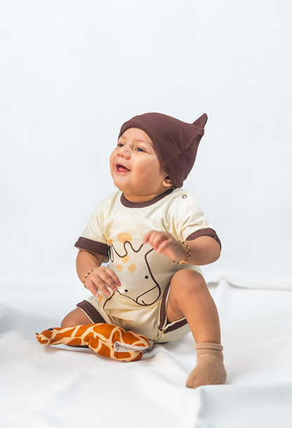 Little Giraffe Romper Born Plus