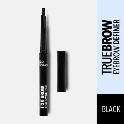 Blue Heaven TRUE BROW LONG STAY EYEBROW DEFINER - Black 0.3 GRAM