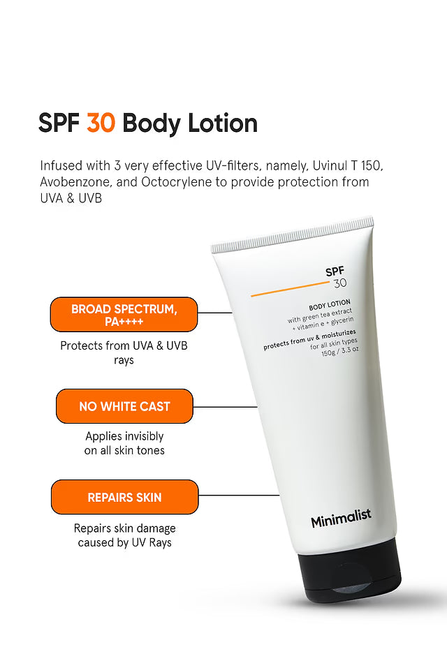 Minimalist SPF 30 Body Lotion 150 GRAM