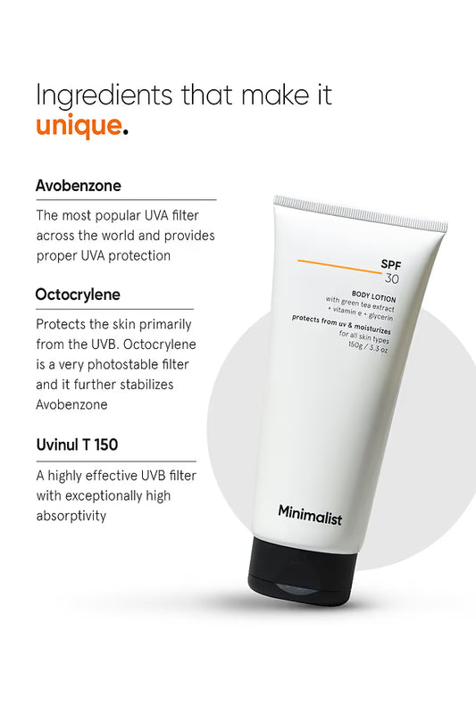 Minimalist SPF 30 Body Lotion 150 GRAM