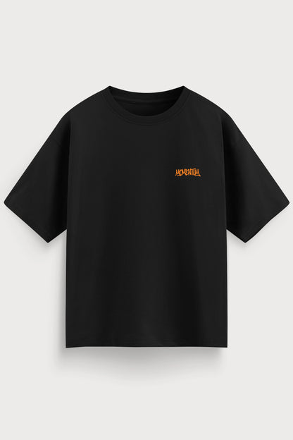 men-RelaxedFit-black-tshirt-Momentum-front