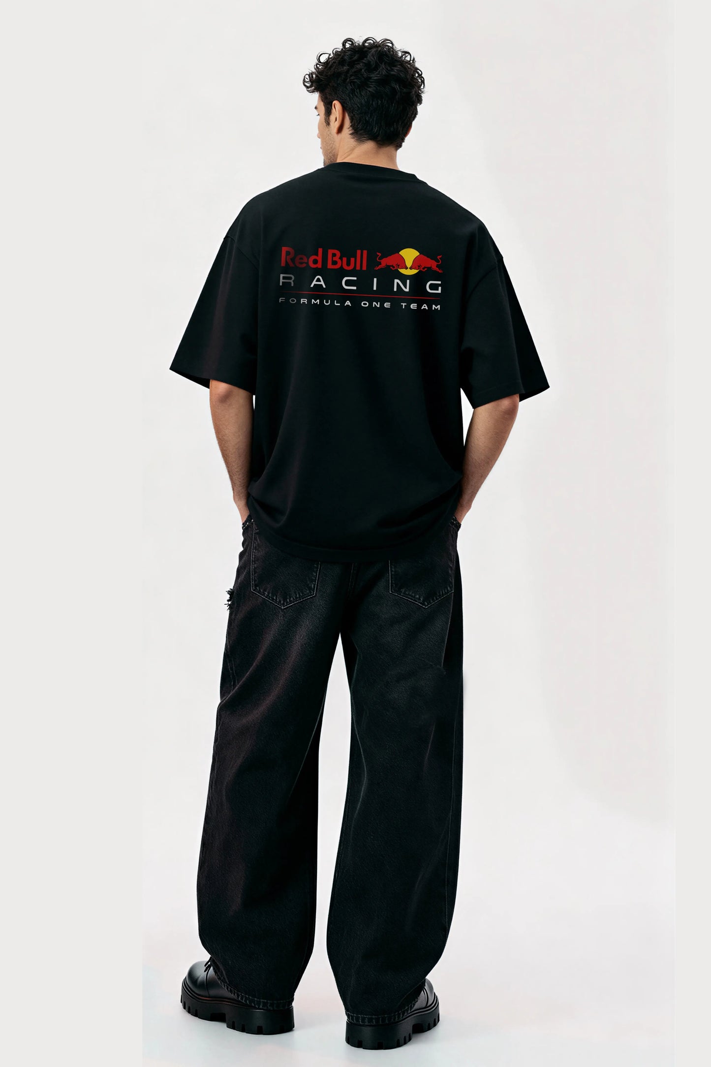 Men’s Black Max Verstappen Oversized T-shirt