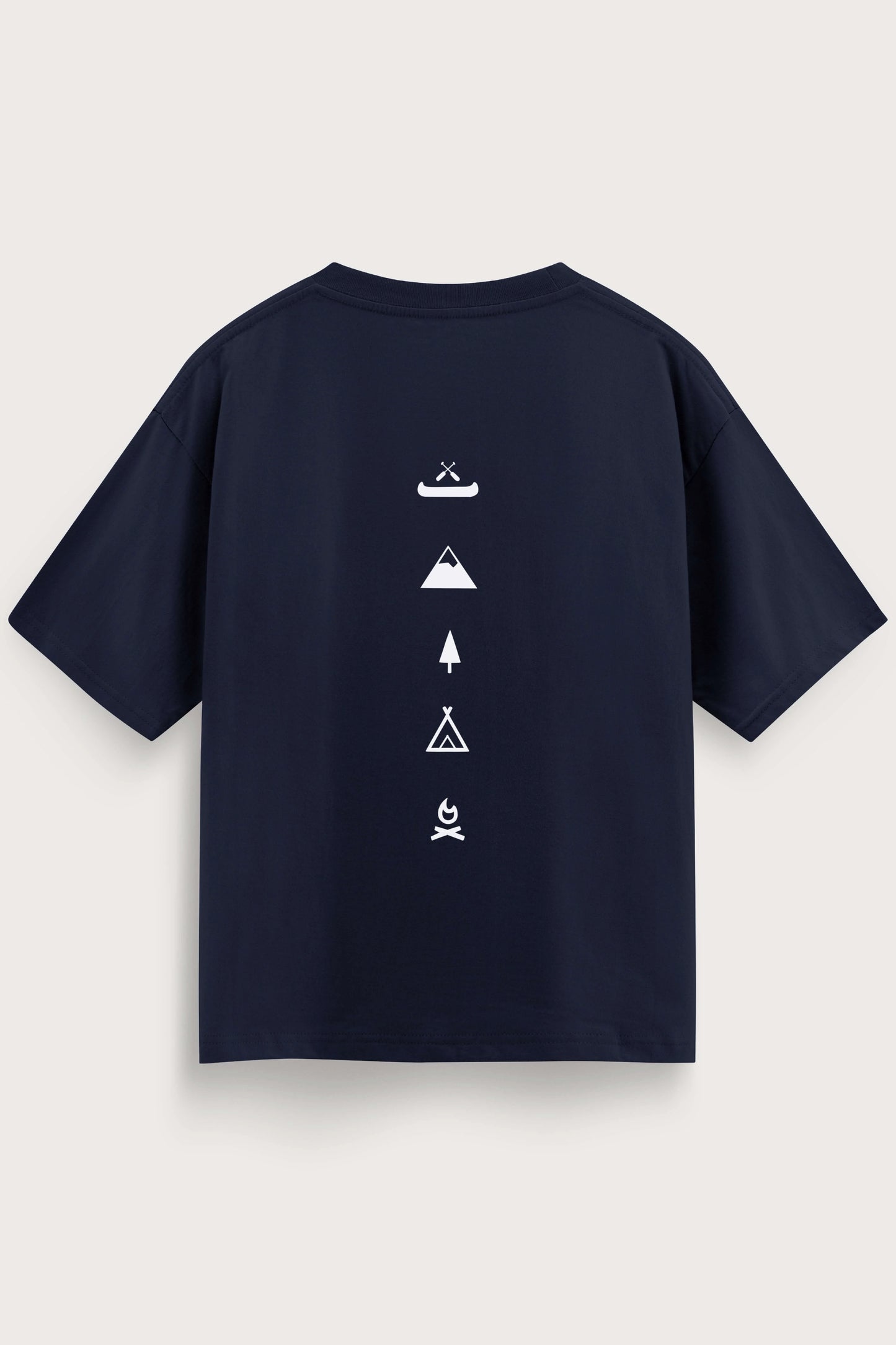 Men's Blue Escape Oversized T-Shirt
