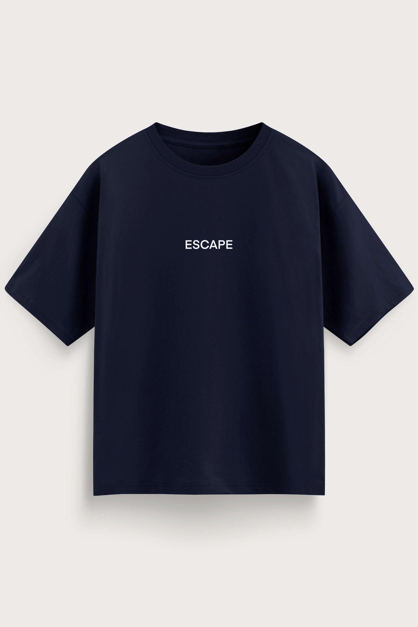 Men's Blue Escape Oversized T-Shirt