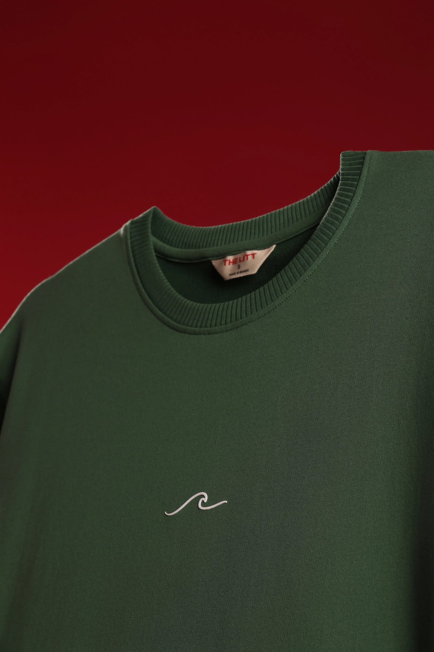 Men's Green Born to Discover Oversized T-Shirt