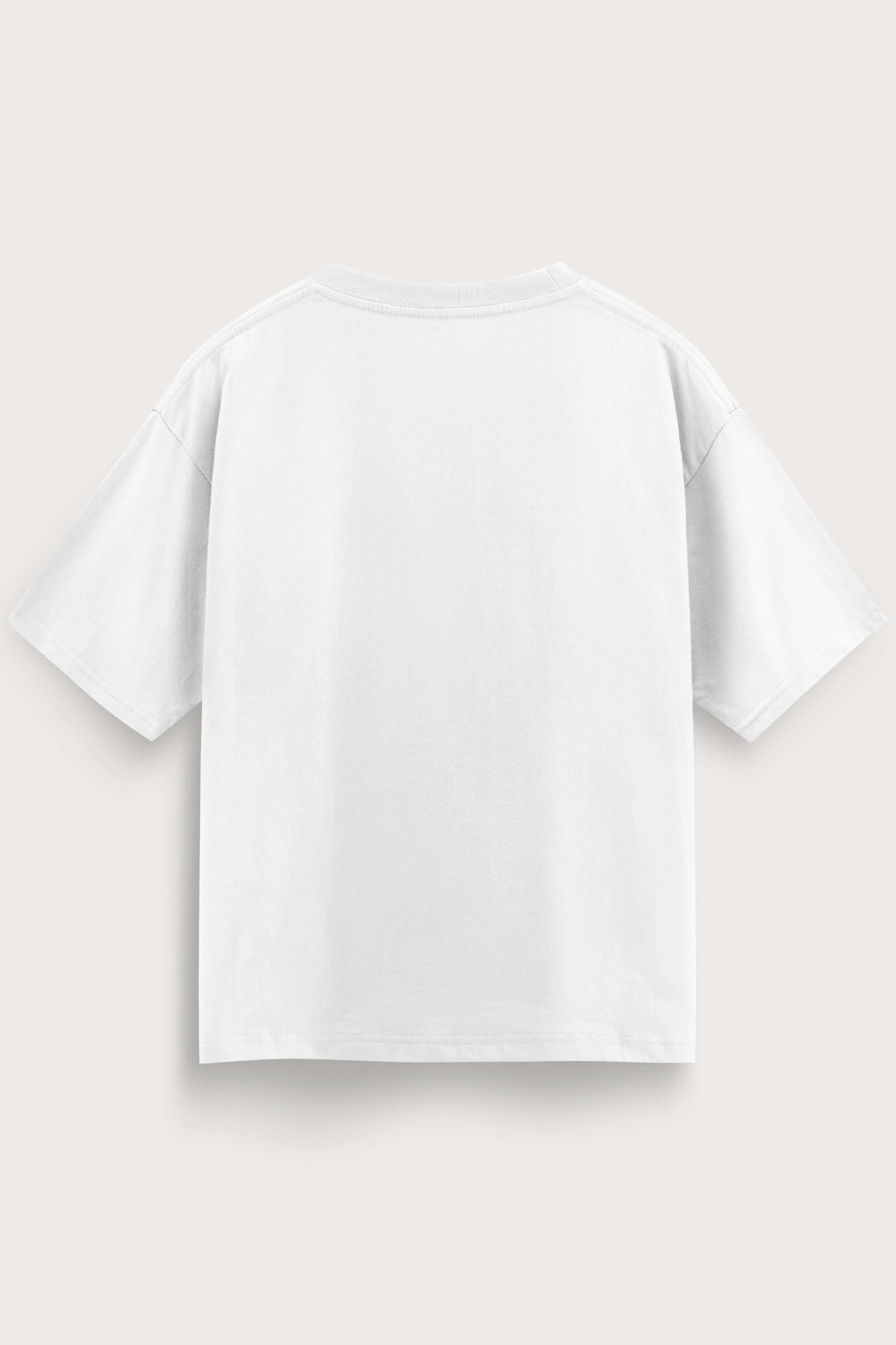 Men's White Explore Oversized T-Shirt