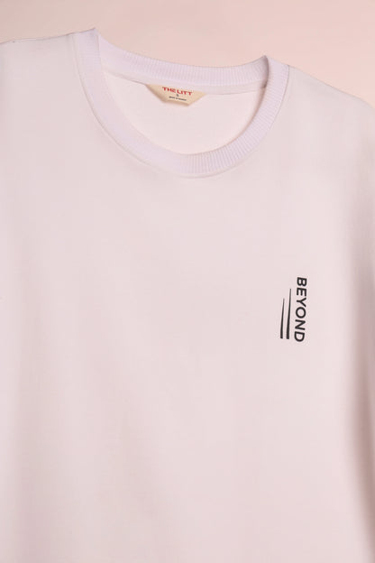 Men's White Beyond Oversized T-Shirt