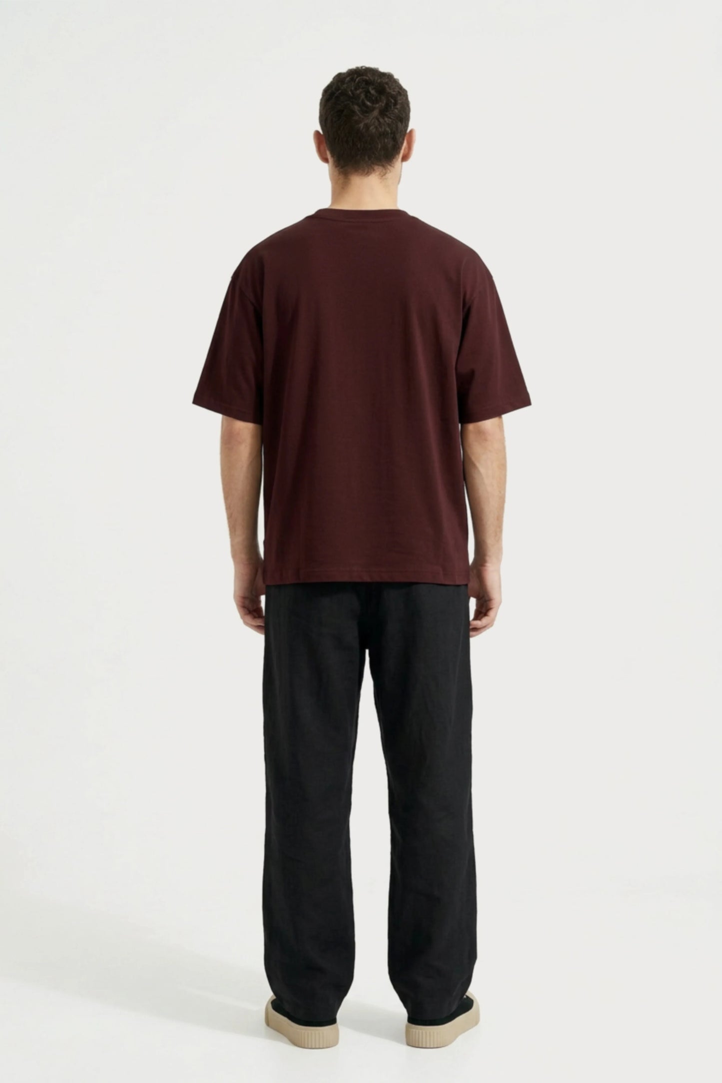 men-oversized-wine-tshirt-Explore-folded