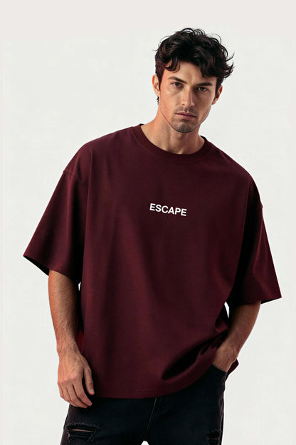 Men's Wine Escape Oversized T-Shirt