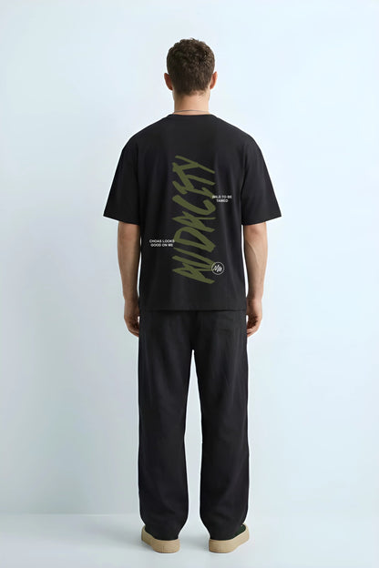 Relaxed Fit Audacity Black T-Shirt for Men