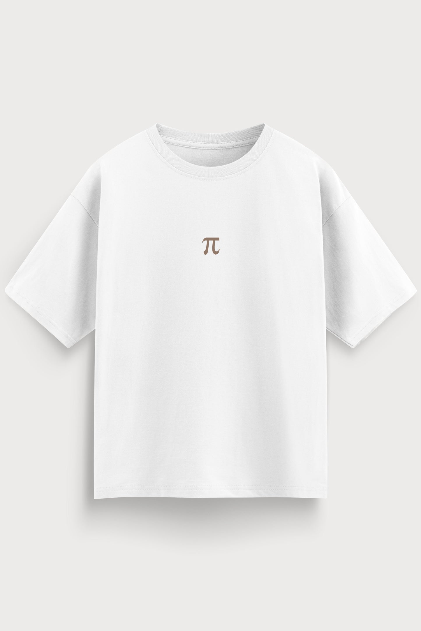 Relaxed Fit Pie White T‑Shirt for Men