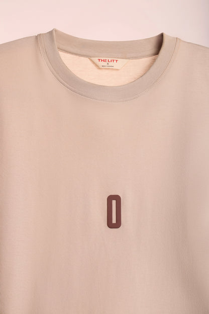 Relaxed Fit 0 Beige T‑Shirt for Men