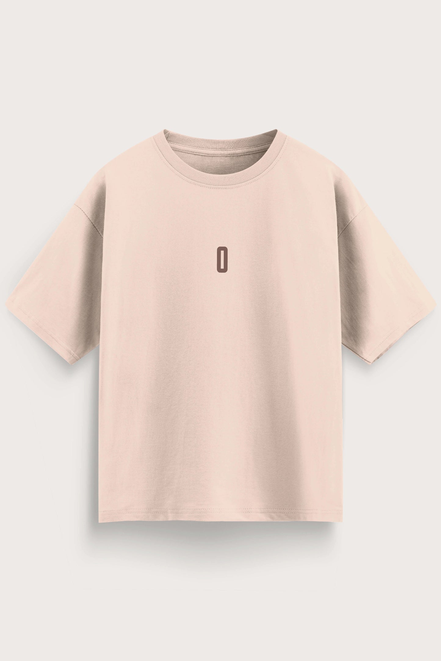 Relaxed Fit 0 Beige T‑Shirt for Men