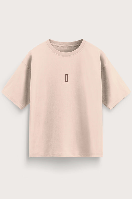 Relaxed Fit 0 Beige T‑Shirt for Men