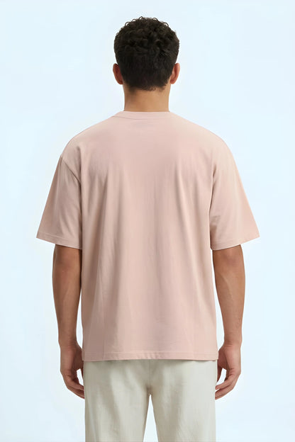 Relaxed Fit 0 Beige T‑Shirt for Men