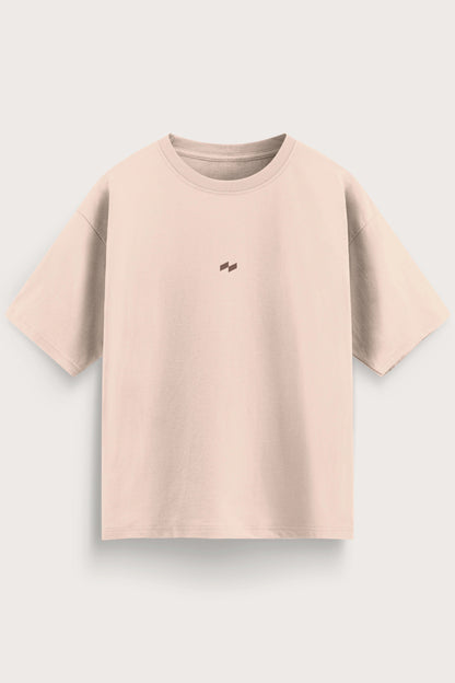 Relaxed Fit Null Beige T-Shirt for Men