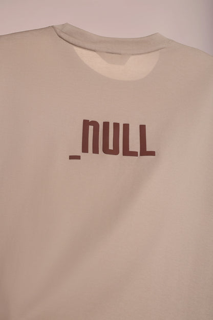 Relaxed Fit Null Beige T-Shirt for Men