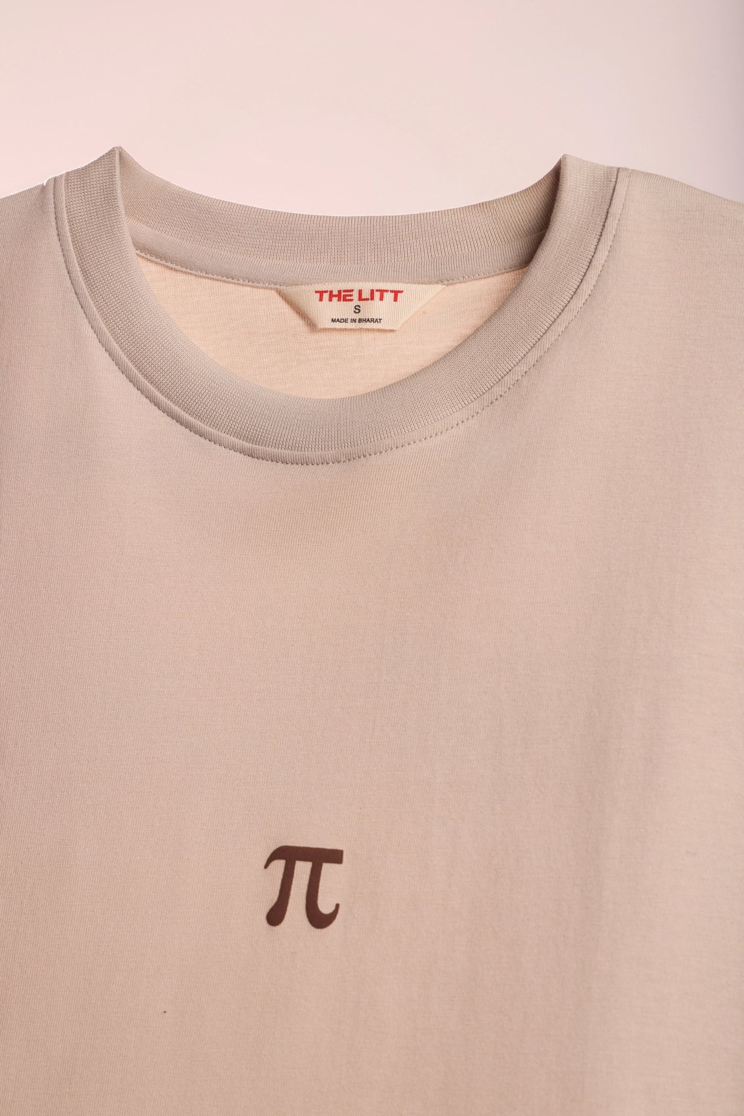 Relaxed Fit Pie Beige T‑Shirt for Men
