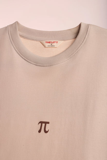 Relaxed Fit Pie Beige T‑Shirt for Men